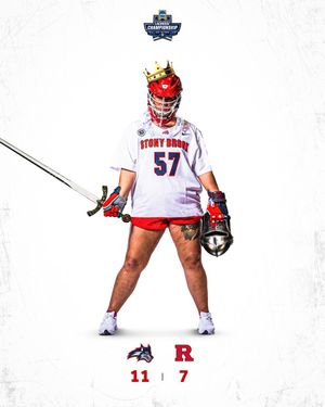 Image post by @StonyBrookWLAX on Twitter