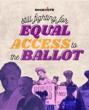 Image post by @rockthevote on Instagram