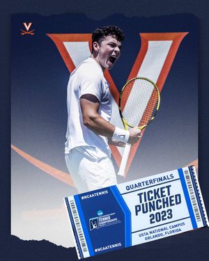 Image post by @UVAMensTennis on Twitter
