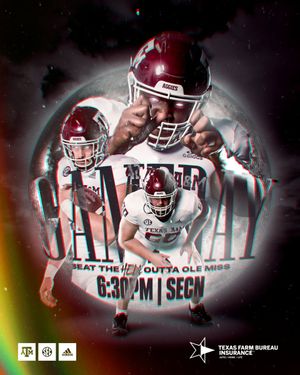 Image post by @AggieFootball on Twitter