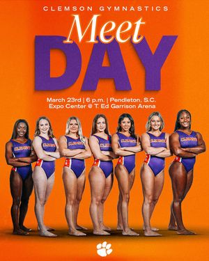 Image post by @ClemsonGym on Twitter