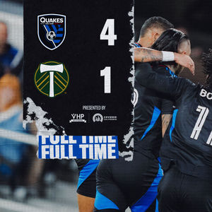 Image post by @SJEarthquakes on Twitter/X