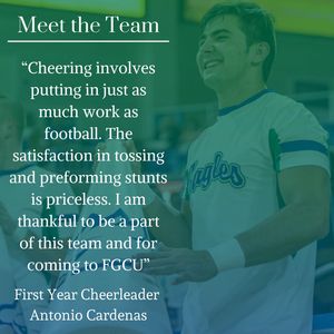 Image post by @fgcu_cheer on Instagram