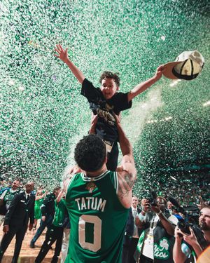 Image post by @celtics on Twitter/X