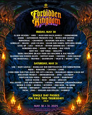 Image post by @forbiddenkingdomfest on Instagram