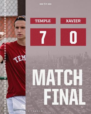 Image post by @templemtennis on Instagram