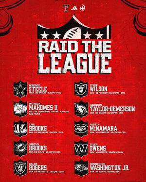 Image post by @TexasTechFB on Twitter