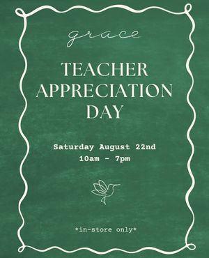 Image post by @shopatgrace on Facebook