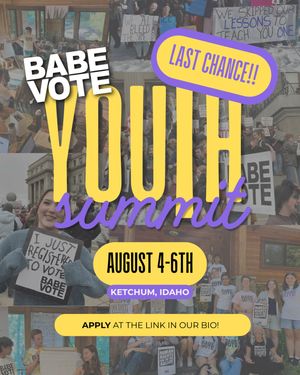 Image post by @babevote on Instagram