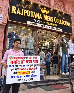 Image post by @jeans_factory_delhi on Instagram