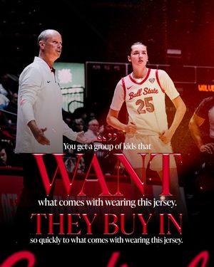Image post by @ballstatewbb on Instagram