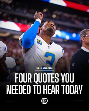 Image post by @holy.athletes on Instagram