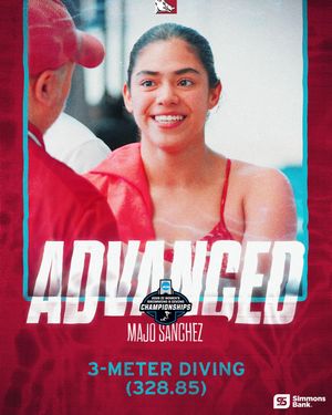 Image post by @razorbackswimdive on Instagram