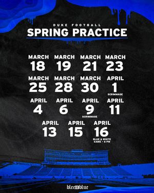 Image post by @DukeFOOTBALL on Twitter