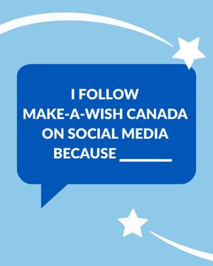 Image post by @makeawish_canada on Instagram