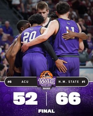 Image post by @ACU_MBB on Twitter