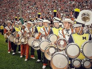 Image post by @umichdrumline on Instagram