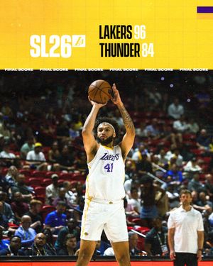 Image post by @Lakers on Twitter/X