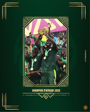 Image post by @footballsenegal on Instagram
