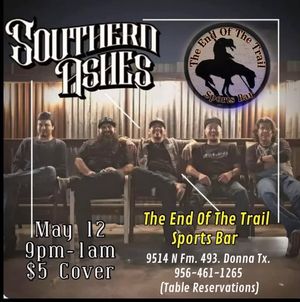 Image post by @SouthernAshesMusic on Facebook