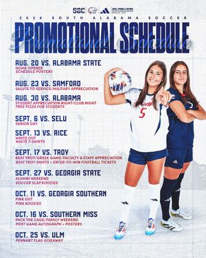 Image post by @southalabamasoccer on Instagram