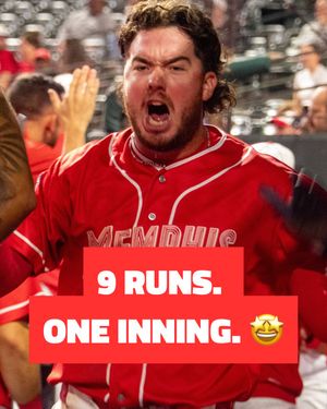 Image post by @memphisredbirds on Instagram
