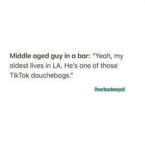 Image post by @overheardnewyork on Instagram