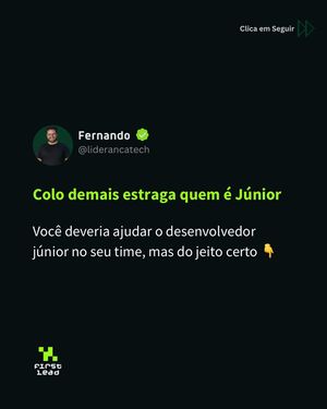 Image post by @fernando.techlead on Instagram