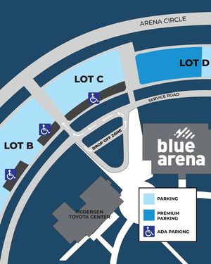 Image post by @BlueFCUArena on Facebook