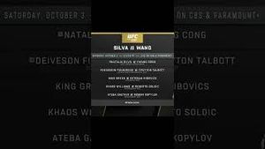 Video post by @ufc on YouTube