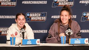 Image post by @IndianaWBB on Twitter