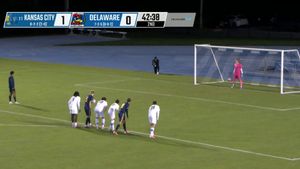 Video post by @NCAASoccer on Twitter/X