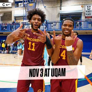 Image post by @ConcordiaMensBasketball on Facebook