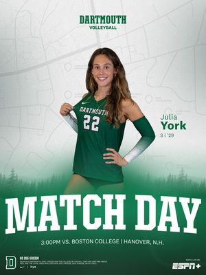 Image post by @dartmouthvball on Instagram