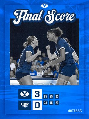 Image post by @byuwvolleyball on Instagram