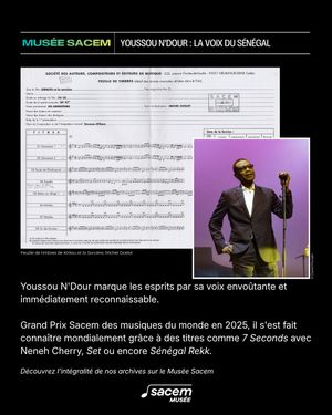 Image post by @sacem on Instagram