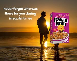 Image post by @KelloggsRaisinBran on Facebook