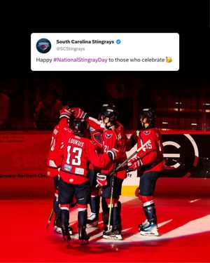 Image post by @scstingrayshockey on Instagram