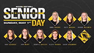 Image post by @MizzouSoftball on Twitter