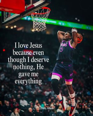 Image post by @holy.athletes on Instagram