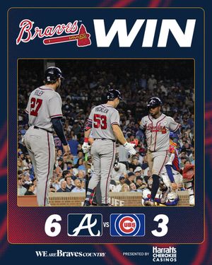 Image post by @Braves on Twitter/X