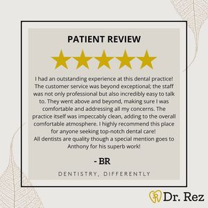 Image post by @drrezdental on Facebook