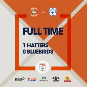 Image post by @LutonTown on Twitter/X