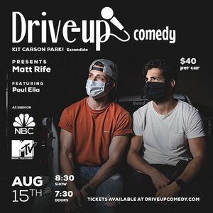 Image post by @driveupcomedy on Instagram