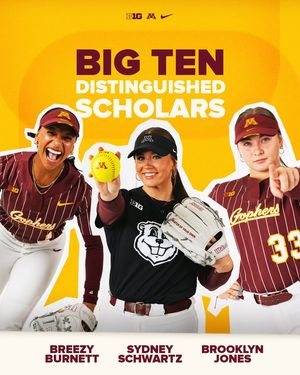 Image post by @GopherSoftball on Facebook