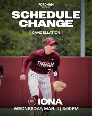 Image post by @fordham_softball on Instagram