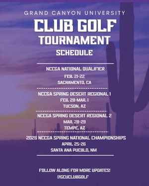 Image post by @gcuclubgolf on Instagram