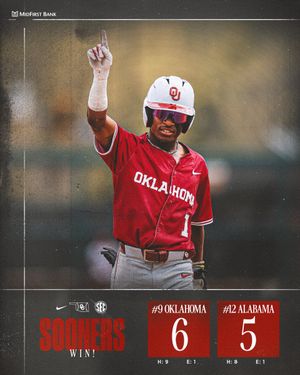 Image post by @OU_Baseball on Twitter