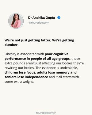 Image post by @doctoranshikagupta on Instagram