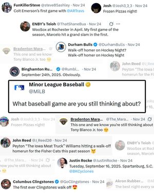 Image post by @milb on Instagram